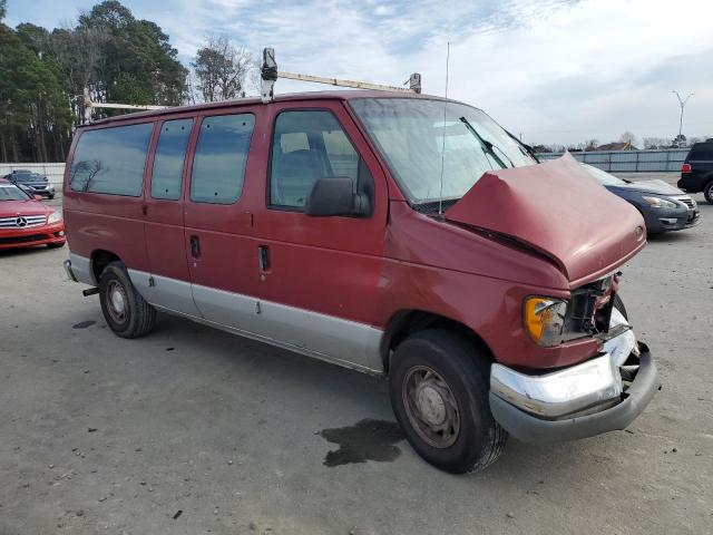 1FMEE11L2VHB02796 - 1997 FORD ECONOLINE E150 RED photo 4