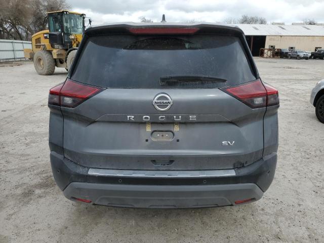 5N1AT3BA2MC701979 - 2021 NISSAN ROGUE SV GRAY photo 6