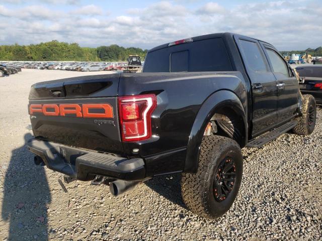 1FTFW1RG3KFB80895 - 2019 FORD F150 RAPTOR BLACK photo 4