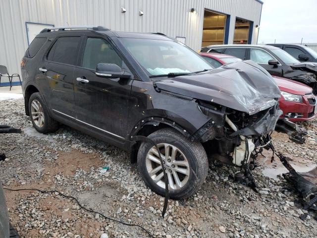 1FM5K8D86EGC45636 - 2014 FORD EXPLORER XLT BLACK photo 4