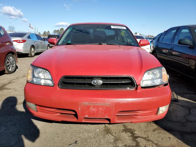 4S3BE6563Y6209817 - 2000 SUBARU LEGACY GT LIMITED RED photo 5