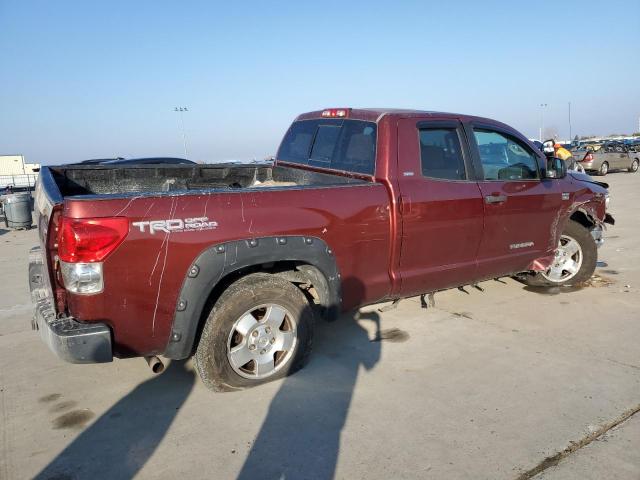 5TFRT54167X006742 - 2007 TOYOTA TUNDRA DOUBLE CAB SR5 BURGUNDY photo 3