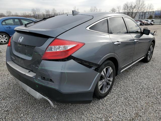 5J6TF2H5XDL004000 - 2013 HONDA CROSSTOUR EXL ნაცრისფერი ფოტო 3