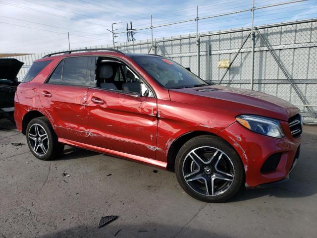 4JGDA5GB8KB204695 - 2019 MERCEDES-BENZ GLE 400 4MATIC RED photo 4