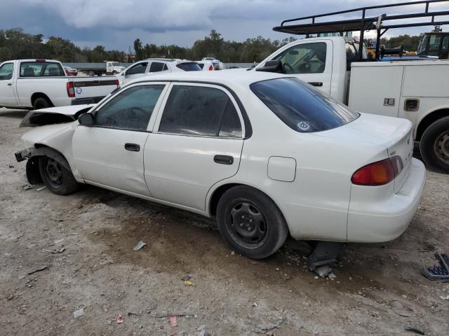 1NXBR12E3YZ302377 - 2000 TOYOTA COROLLA VE WHITE photo 2