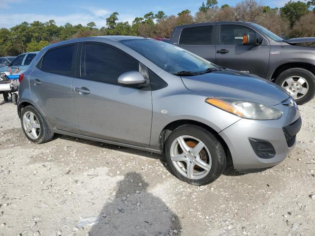 JM1DE1KZ7C0135470 - 2012 MAZDA MAZDA2 SILVER photo 4