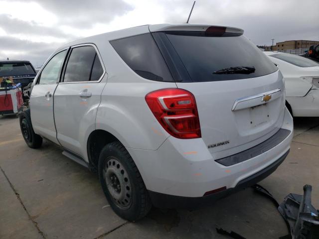 2GNALBEK5H1536063 - 2017 CHEVROLET EQUINOX LS WHITE photo 2