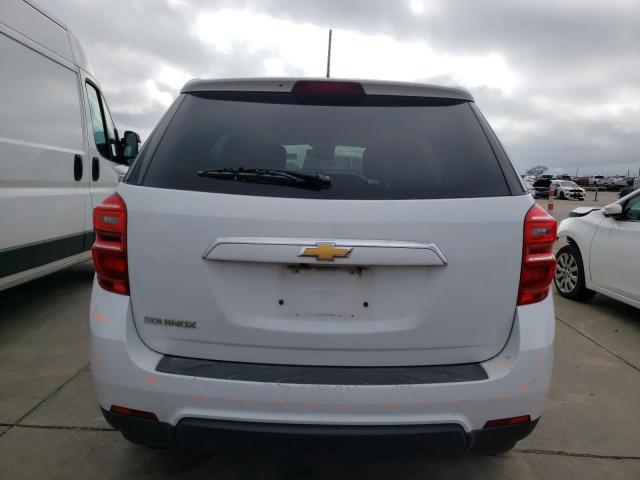 2GNALBEK5H1536063 - 2017 CHEVROLET EQUINOX LS WHITE photo 6