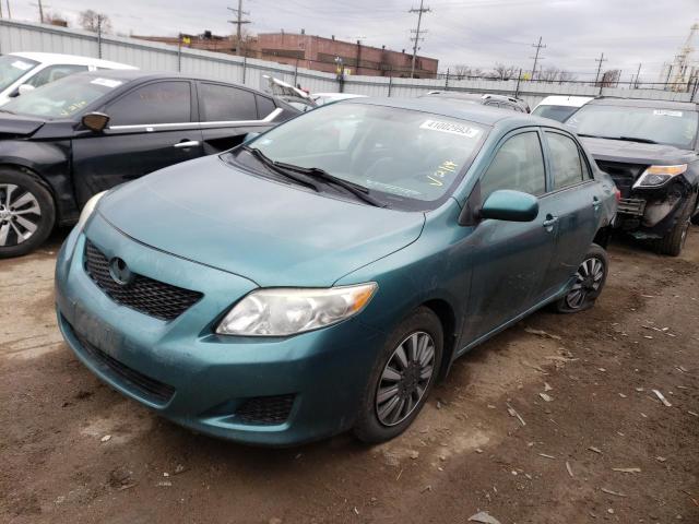 1NXBU4EE6AZ252527 - 2010 TOYOTA COROLLA BASE GREEN photo 1