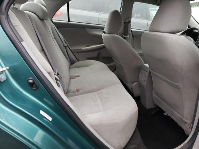 1NXBU4EE6AZ252527 - 2010 TOYOTA COROLLA BASE GREEN photo 10