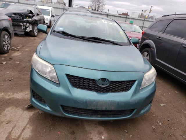 1NXBU4EE6AZ252527 - 2010 TOYOTA COROLLA BASE GREEN photo 5
