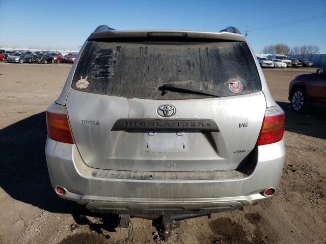 JTEES43A382101413 - 2008 TOYOTA HIGHLANDER SPORT SILVER photo 6