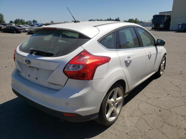 1FADP3N27DL277814 - 2013 FORD FOCUS TITANIUM WHITE photo 4