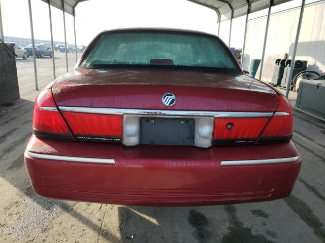 2MEFM74WX2X645246 - 2002 MERCURY GRAND MARQ GS BURGUNDY photo 6