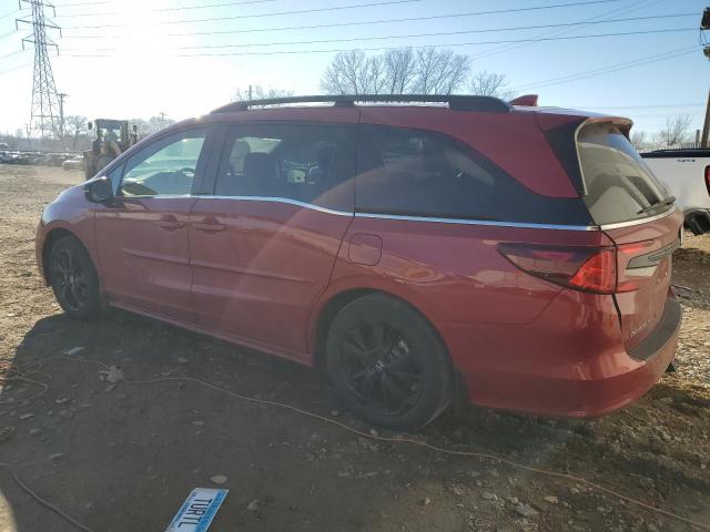 5FNRL6H75PB034434 - 2023 HONDA ODYSSEY SPORT-L RED photo 2