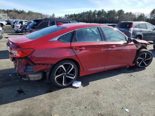 1HGCV1F38JA065665 - 2018 HONDA ACCORD SPORT RED photo 3