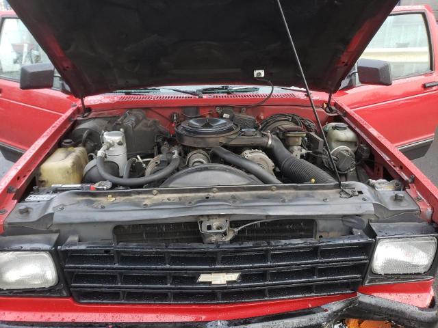 1GNCT18Z5K0188389 - 1989 CHEVROLET BLAZER S10 RED photo 11