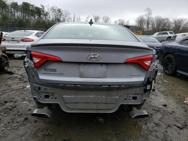 5NPE34AF9FH214083 - 2015 HYUNDAI SONATA SPORT SILVER photo 6