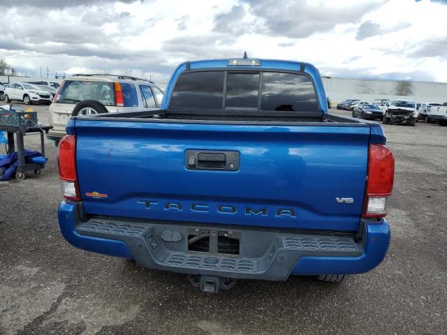 3TMCZ5AN4GM021936 - 2016 TOYOTA TACOMA DOUBLE CAB BLUE photo 6