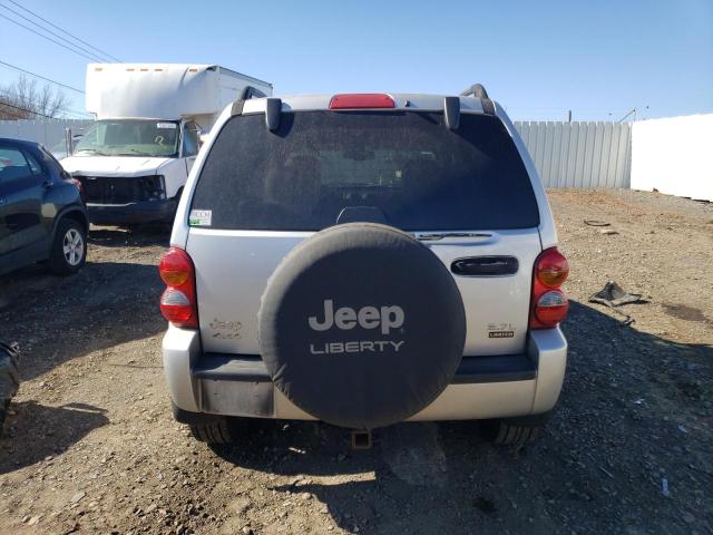 1J8GL58K34W293509 - 2004 JEEP LIBERTY LIMITED SILVER photo 6