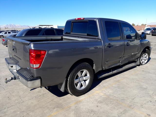 1N6AA0ED1EN500740 - 2014 NISSAN TITAN S GRAY photo 3