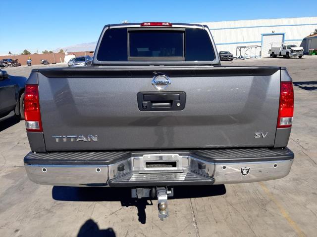 1N6AA0ED1EN500740 - 2014 NISSAN TITAN S GRAY photo 6