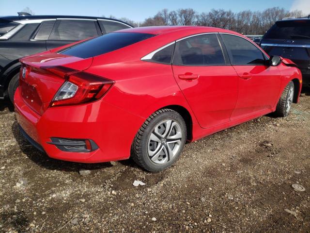 2HGFC2F54GH529491 - 2016 HONDA CIVIC LX RED photo 3