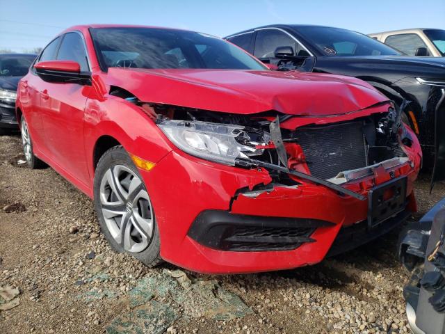 2HGFC2F54GH529491 - 2016 HONDA CIVIC LX RED photo 5