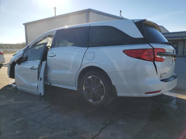 5FNRL6H99NB007784 - 2022 HONDA ODYSSEY ELITE WHITE photo 2