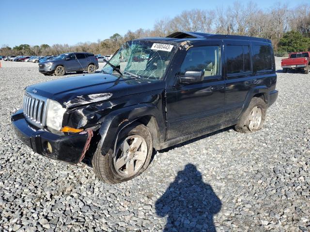 1J8HH48K47C695321 - 2007 JEEP COMMANDER BLACK photo 1