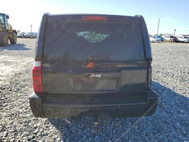 1J8HH48K47C695321 - 2007 JEEP COMMANDER BLACK photo 6