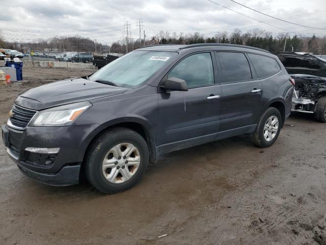 1GNKRFED5FJ338842 - 2015 CHEVROLET TRAVERSE LS GRAY photo 1