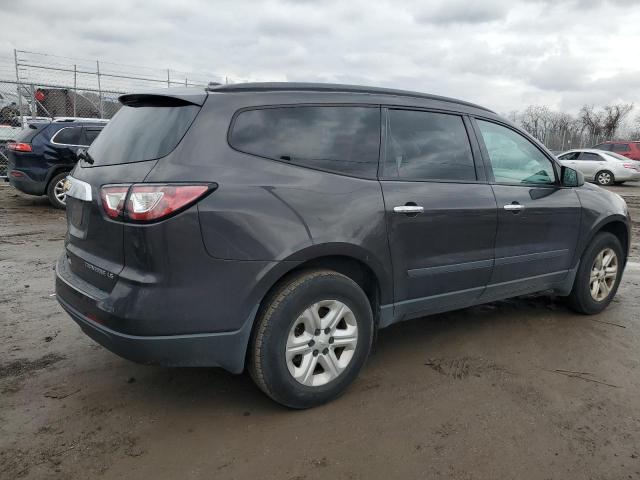 1GNKRFED5FJ338842 - 2015 CHEVROLET TRAVERSE LS GRAY photo 3