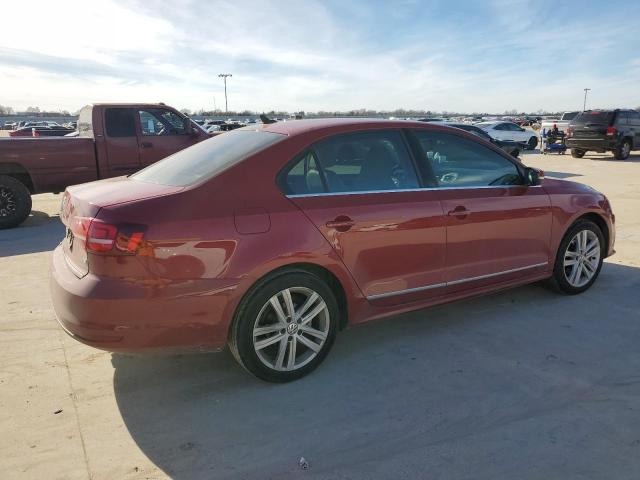 3VWL17AJ5HM201795 - 2017 VOLKSWAGEN JETTA SEL RED photo 3