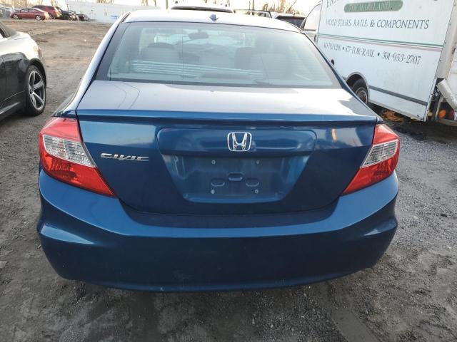 19XFB2F81CE314684 - 2022 HONDA CIVIC EX BLUE photo 6