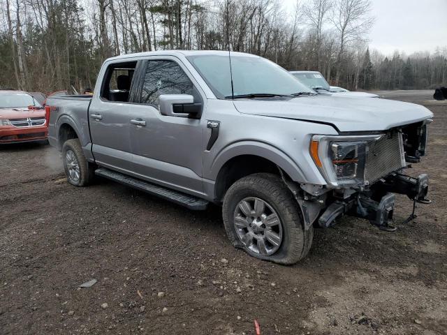 1FTFW1E54NKD72326 - 2022 FORD F150 SUPERCREW SILVER photo 4