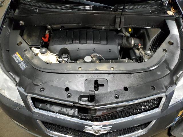 1GNKVEED4CJ253458 - 2012 CHEVROLET TRAVERSE LS GRAY photo 12