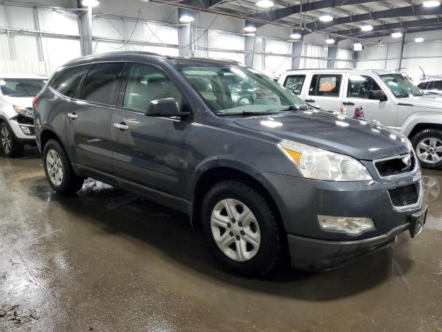 1GNKVEED4CJ253458 - 2012 CHEVROLET TRAVERSE LS GRAY photo 4