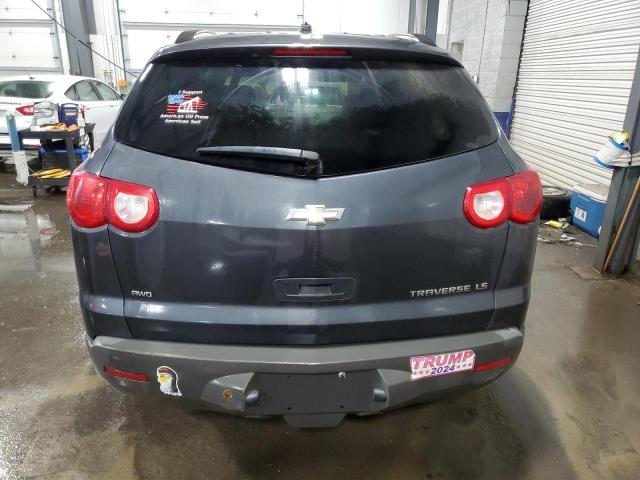 1GNKVEED4CJ253458 - 2012 CHEVROLET TRAVERSE LS GRAY photo 6