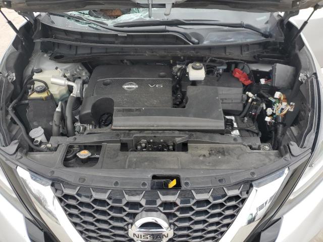 5N1AZ2MJ0KN124022 - 2019 NISSAN MURANO S SILVER photo 12