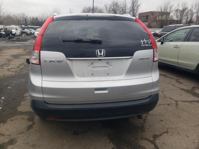 2HKRM4H72EH683706 - 2014 HONDA CR-V EXL SILVER photo 6