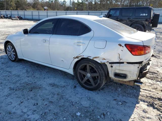 JTHCK262172015681 - 2007 LEXUS IS 250 WHITE photo 2