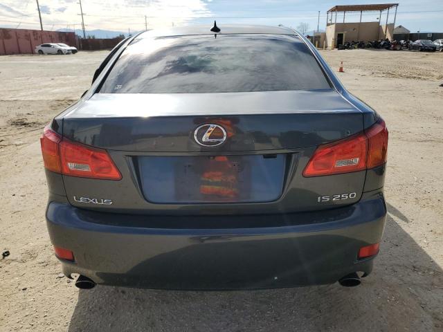 JTHBK262785084287 - 2008 LEXUS IS 250 GRAY photo 6