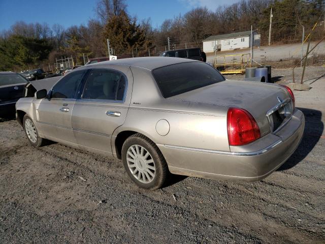 1LNHM81W63Y607899 - 2003 LINCOLN TOWN CAR EXECUTIVE TAN photo 2