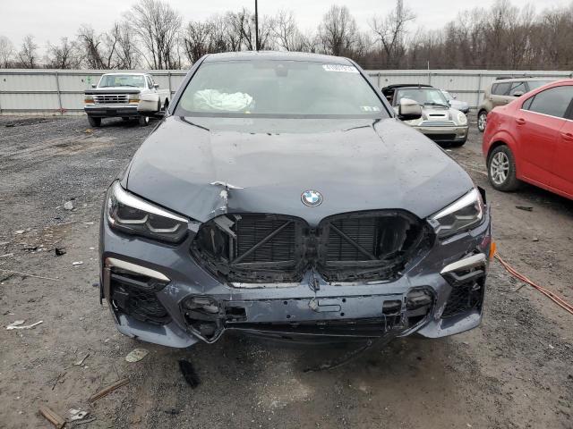 5UXCY8C01M9H36142 - 2021 BMW X6 M50I GRAY photo 5