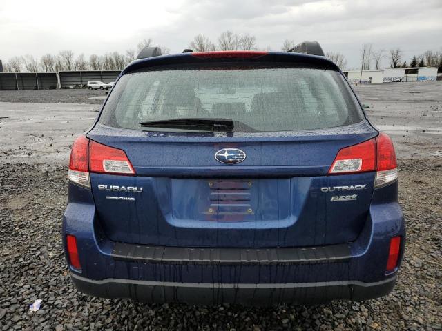 4S4BRBAC9B3359654 - 2011 SUBARU OUTBACK 2.5I BLUE photo 6