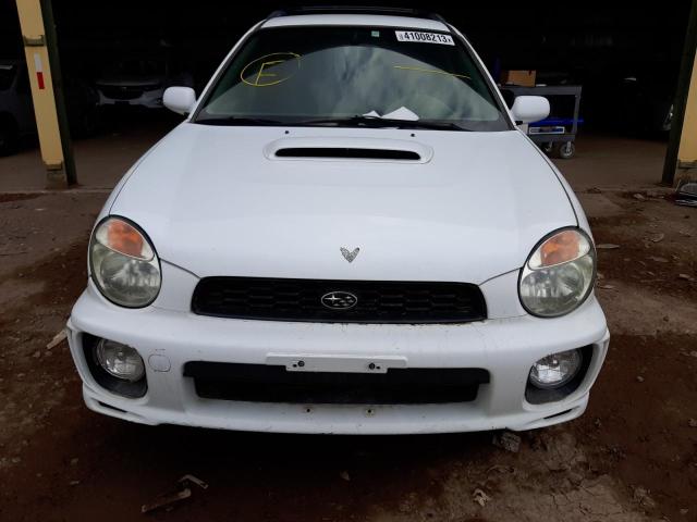 JF1GG29682H836470 - 2002 SUBARU IMPREZA WRX WHITE photo 5