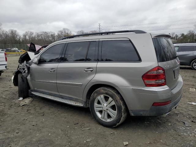 4JGBF71E78A330391 - 2008 MERCEDES-BENZ GL 450 4MATIC GRAY photo 2