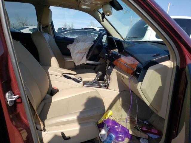 WDCGG8HB4AF388826 - 2010 MERCEDES-BENZ GLK 350 4MATIC BURGUNDY photo 5