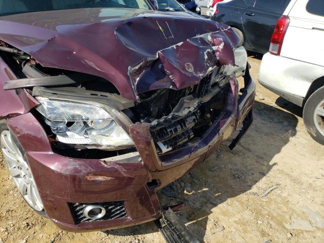 WDCGG8HB4AF388826 - 2010 MERCEDES-BENZ GLK 350 4MATIC BURGUNDY photo 9